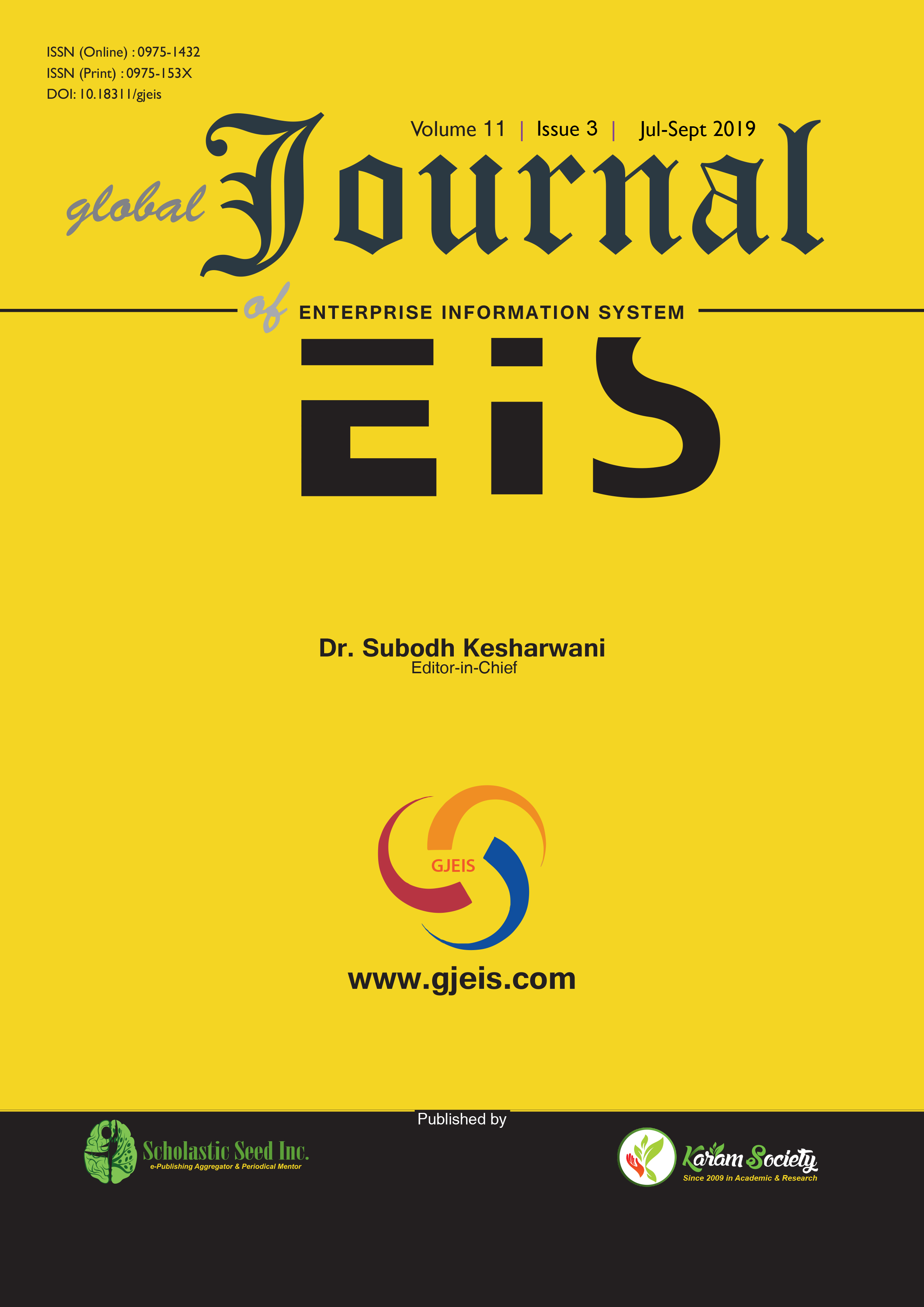 					View Vol. 11 No. 3 (2019): Volume 11 | Issue 3 | Jul-Sept 2019
				