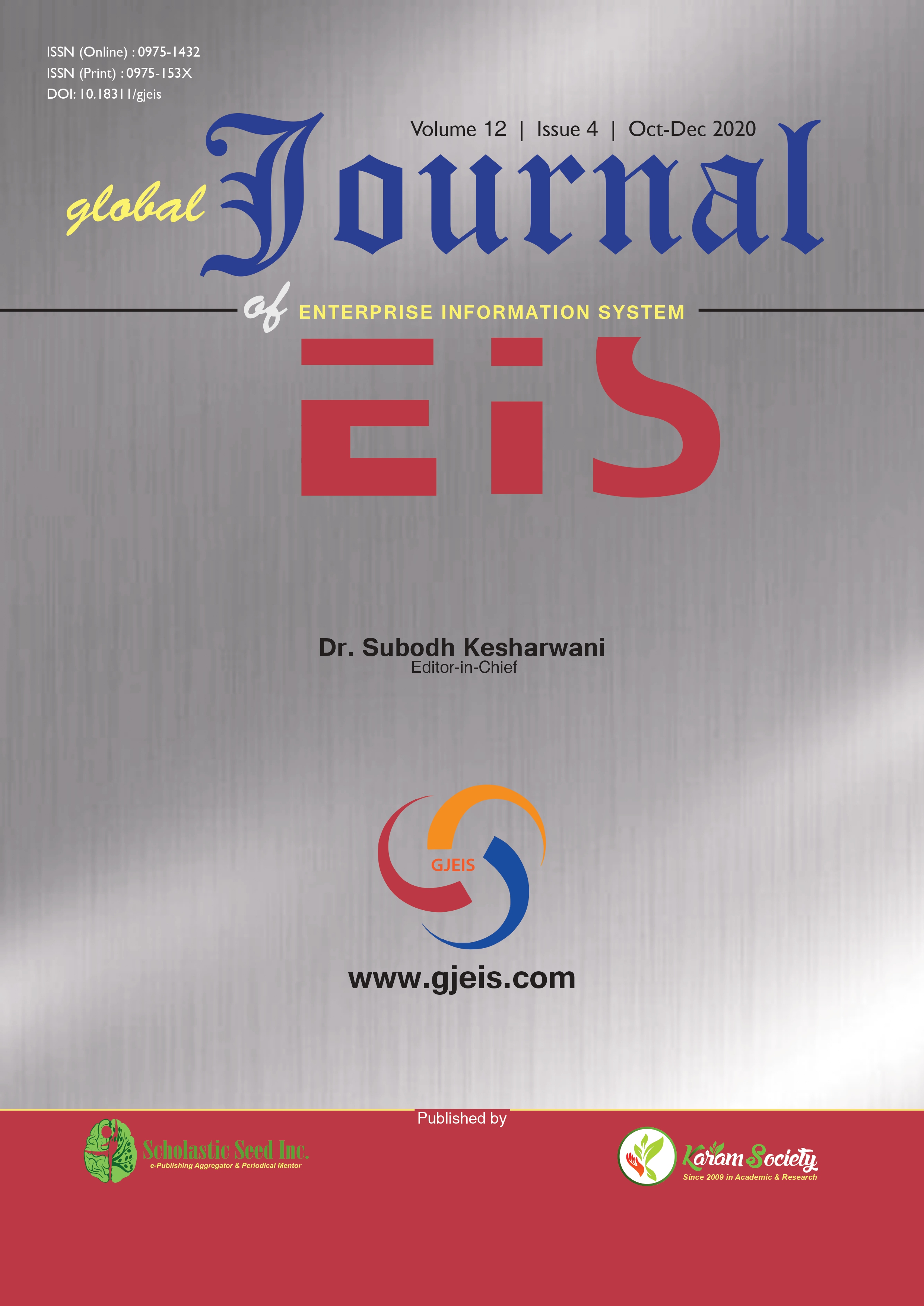 					View Vol. 12 No. 4 (2020): Volume 12 | Issue 4 | Oct-Dec 2020
				