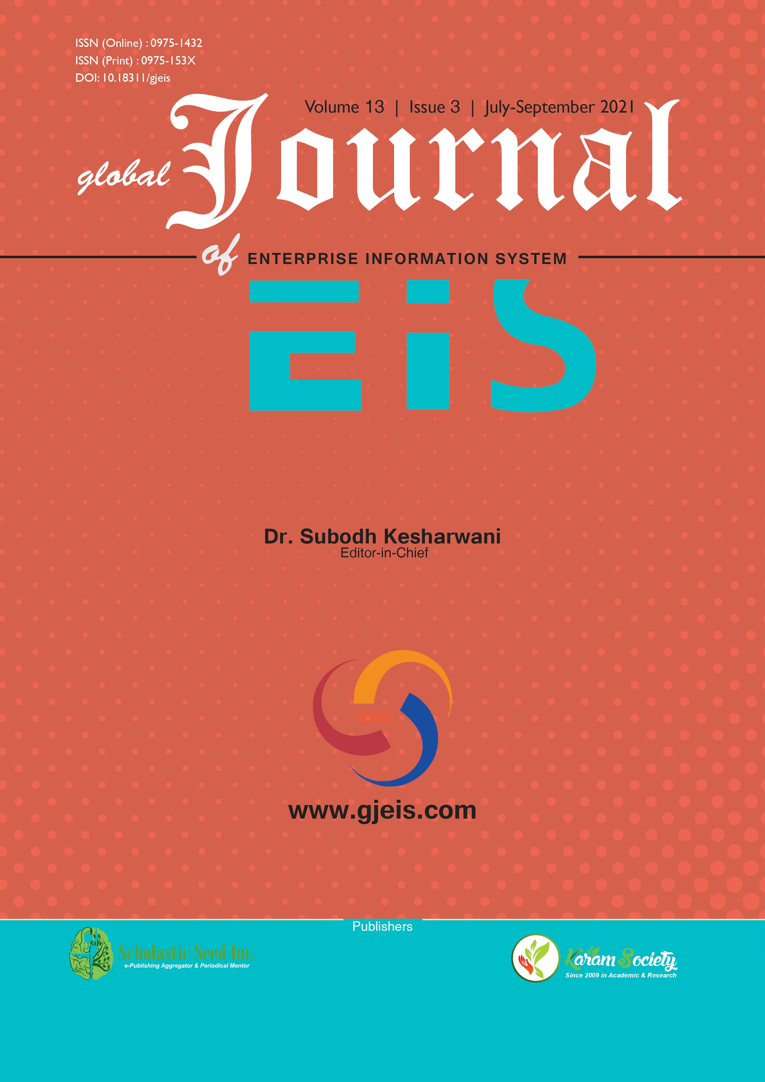 					View Vol. 13 No. 3 (2021): Volume 13 | Issue 3 | Jul-Sept 2021
				